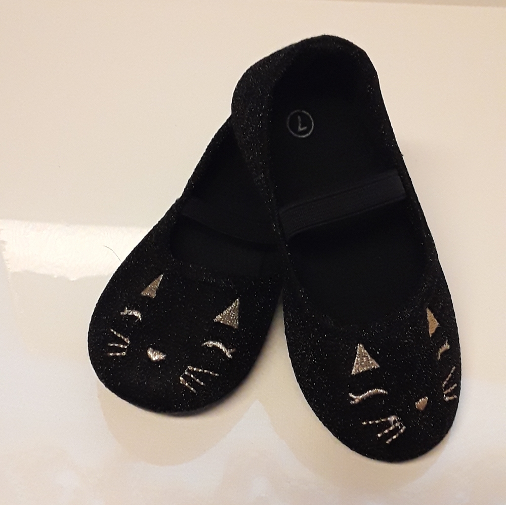Baby Girl's Black Shoes Size:7